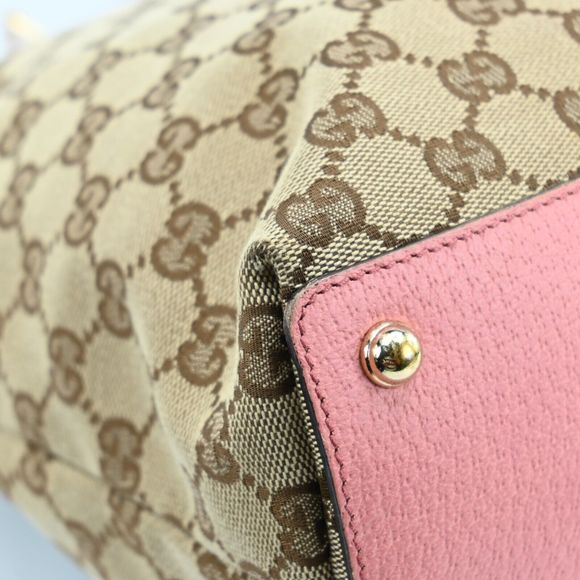 Auth Gucci Shoulder Tote Bag Gg Canvas #47861G26B - Picture 9 of 15